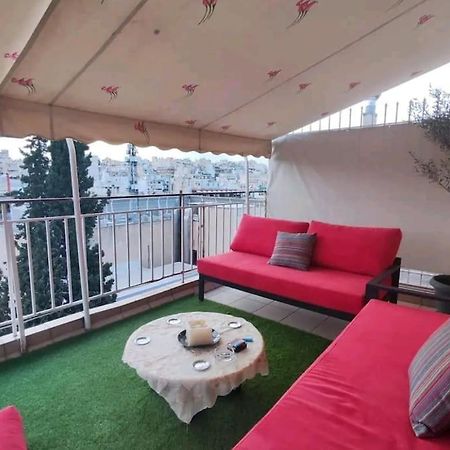 7Th Floor Spacious Veranda In The Heart Of Atény Exteriér fotografie